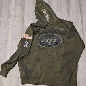 Nike "Salute To Service" NY Jets On Field Hoodie